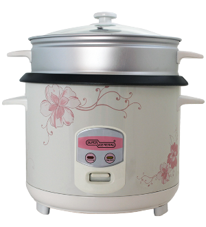 Super General 1.8L Electric Rice Cooker SGRC18W Dubai UAE