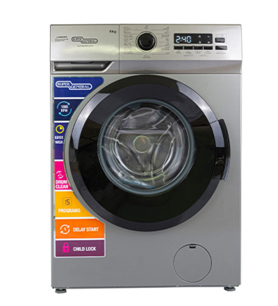 Super General 6kg Front Load Washing Machine SGW6250NLEDS Dubai UAE