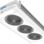 Dual-discharge FRIGHA-BOHN unit cooler