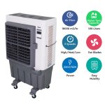 Nobel Air Cooler Gray 100 Litres Remote Control NAC1000R