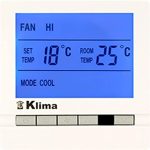 Klima Central Air Conditioner Thermostat KL-5600 - 24V Working - Digital Screen with Buttons