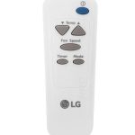 LG AKB73016012 Genuine OEM Remote Control (White) for LG Room Air Conditioners