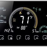 Klima Smart Thermostat KL6000B - Smart Wi-Fi Thermostat - Touch Screen Temperature Controller - 24V - Works with Alexa & Google