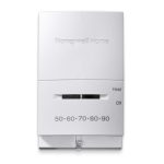 ECONO MILLIVOLT HEAT-ONLY HEAT ONLY NON-PROGRAMMABLE Honeywell THERMOSTAT